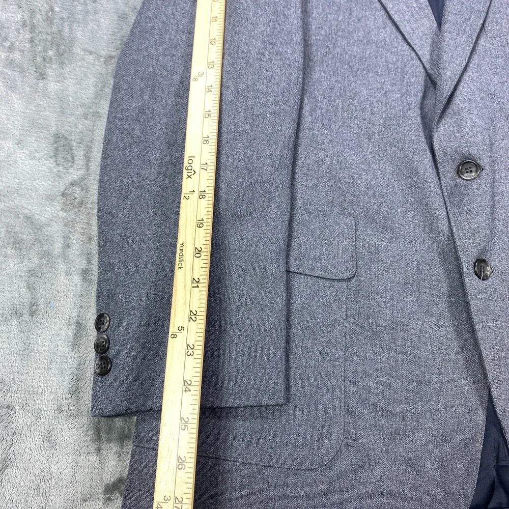 Vintage Levis Action Suit Blazer Mens 44R Gray Two Button Sport Coat Jacket 70s